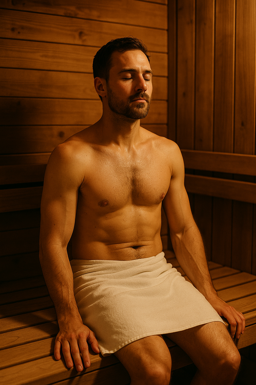 man-inside-sauna