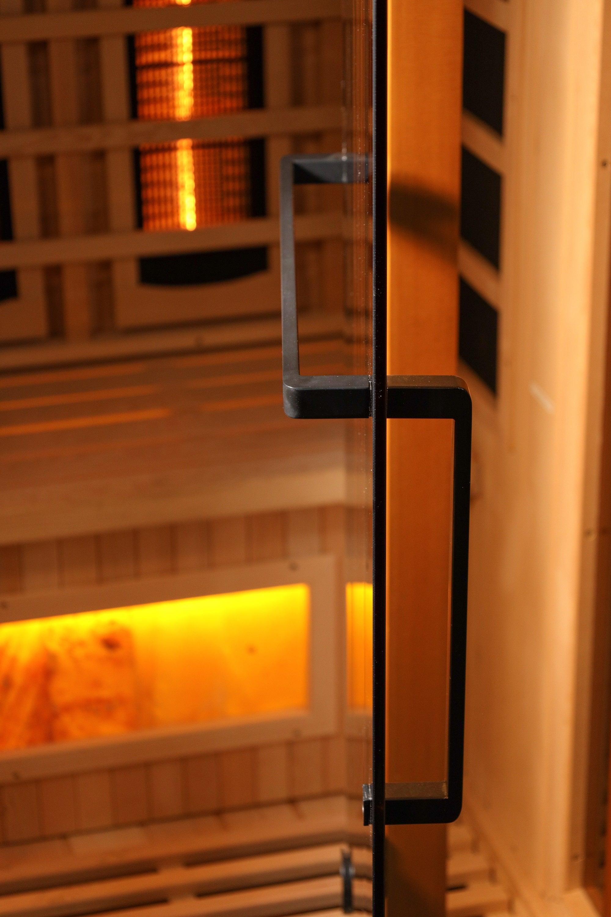 Golden Designs Reserve Edition 4 Person Full Spectrum Infrared Sauna with Himalayan Salt Bar