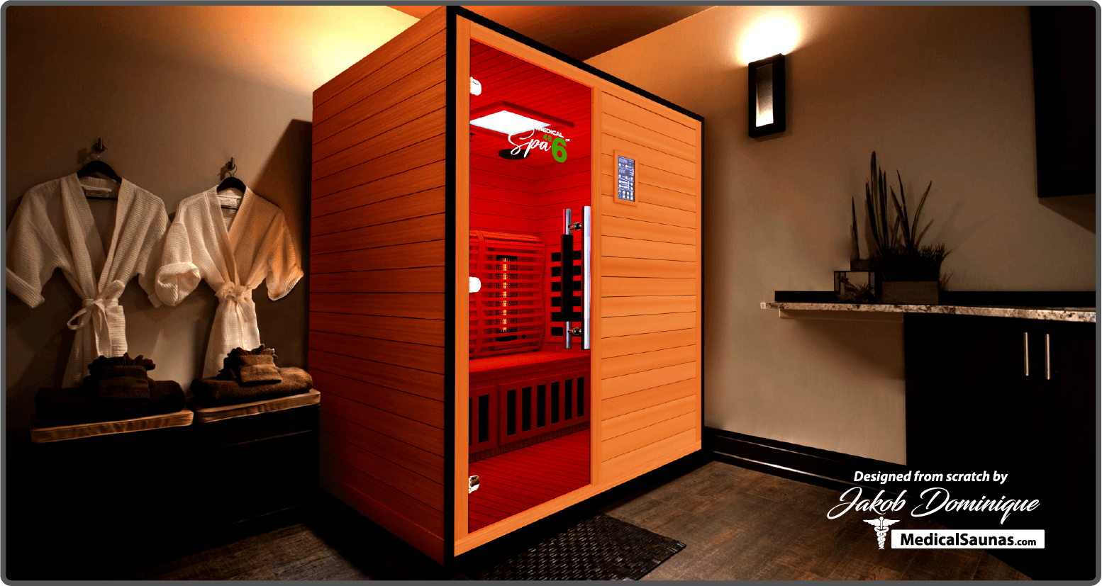 Medical Saunas Commercial Spa 486™ - 2 Person Full Spectrum Infrared