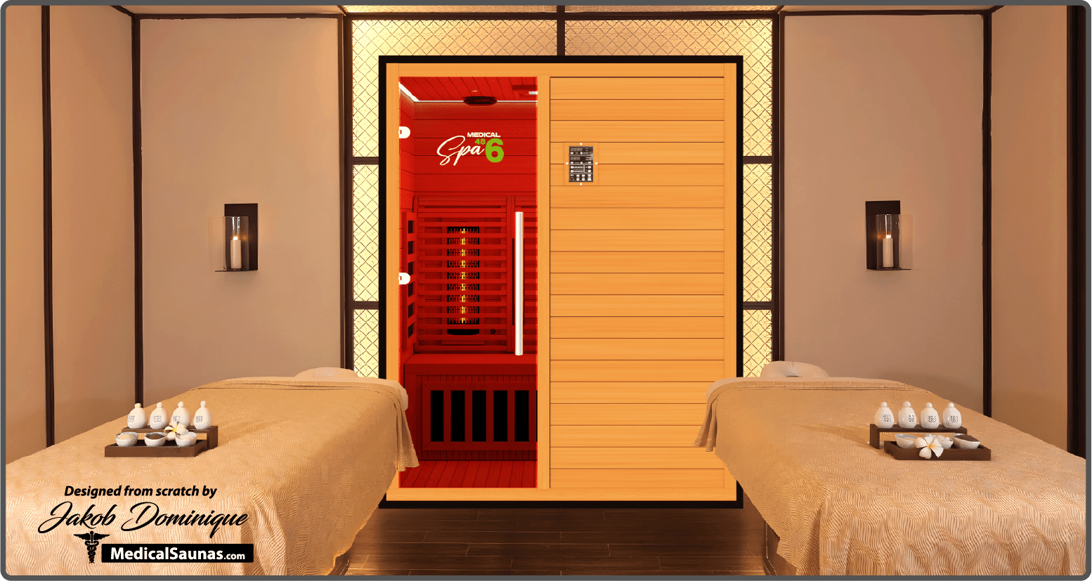 Medical Saunas Commercial Spa 486™ - 2 Person Full Spectrum Infrared