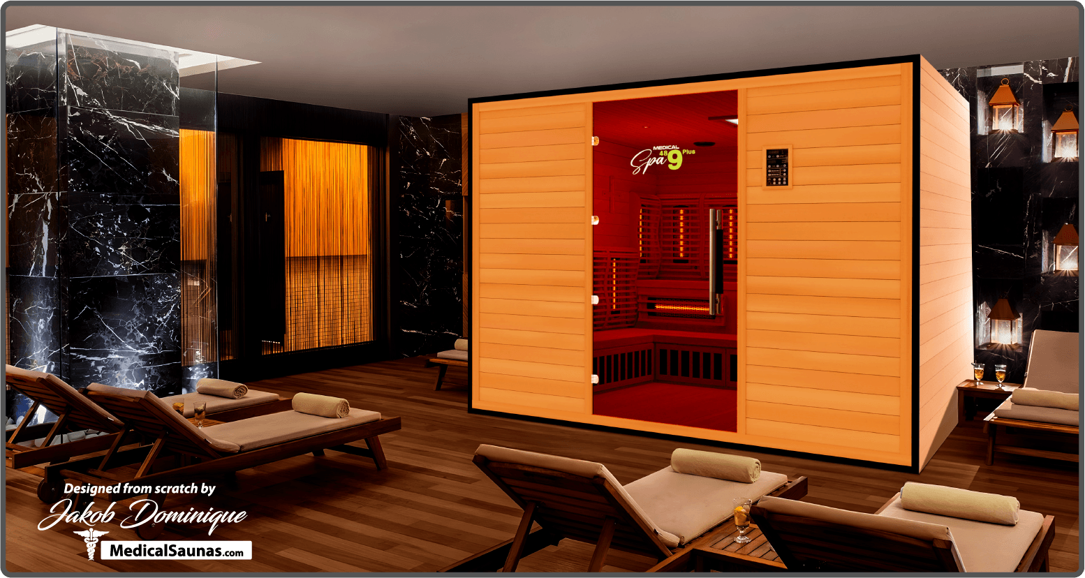 Medical Saunas Commercial Spa 489 Plus™ – 9 Person Capacity, ADA-Compliant, Energy-Efficient