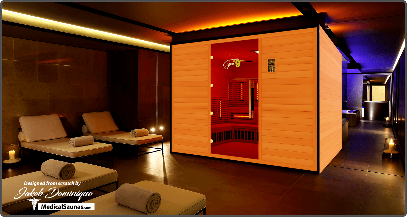 Medical Saunas Commercial Spa 489 Plus™ – 9 Person Capacity, ADA-Compliant, Energy-Efficient