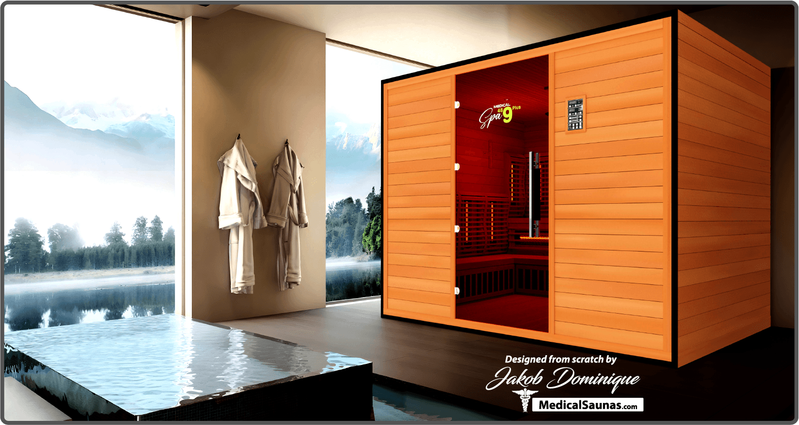 Medical Saunas Commercial Spa 489 Plus™ – 9 Person Capacity, ADA-Compliant, Energy-Efficient