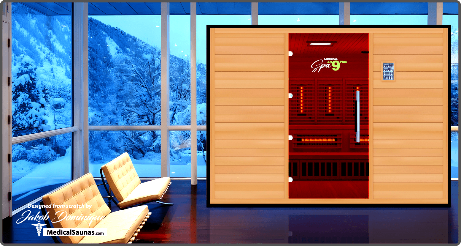 Medical Saunas Commercial Spa 489 Plus™ – 9 Person Capacity, ADA-Compliant, Energy-Efficient