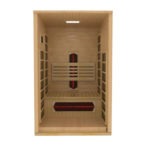 Dynamic Saunas Gracia DYN-6119-03 FS 1-2 Person Full-Spectrum Near-Zero EMF Infrared Sauna