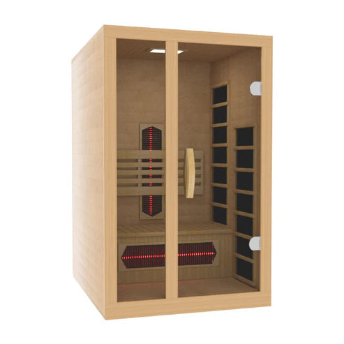 Dynamic Saunas Gracia DYN-6119-03 FS 1-2 Person Full-Spectrum Near-Zero EMF Infrared Sauna