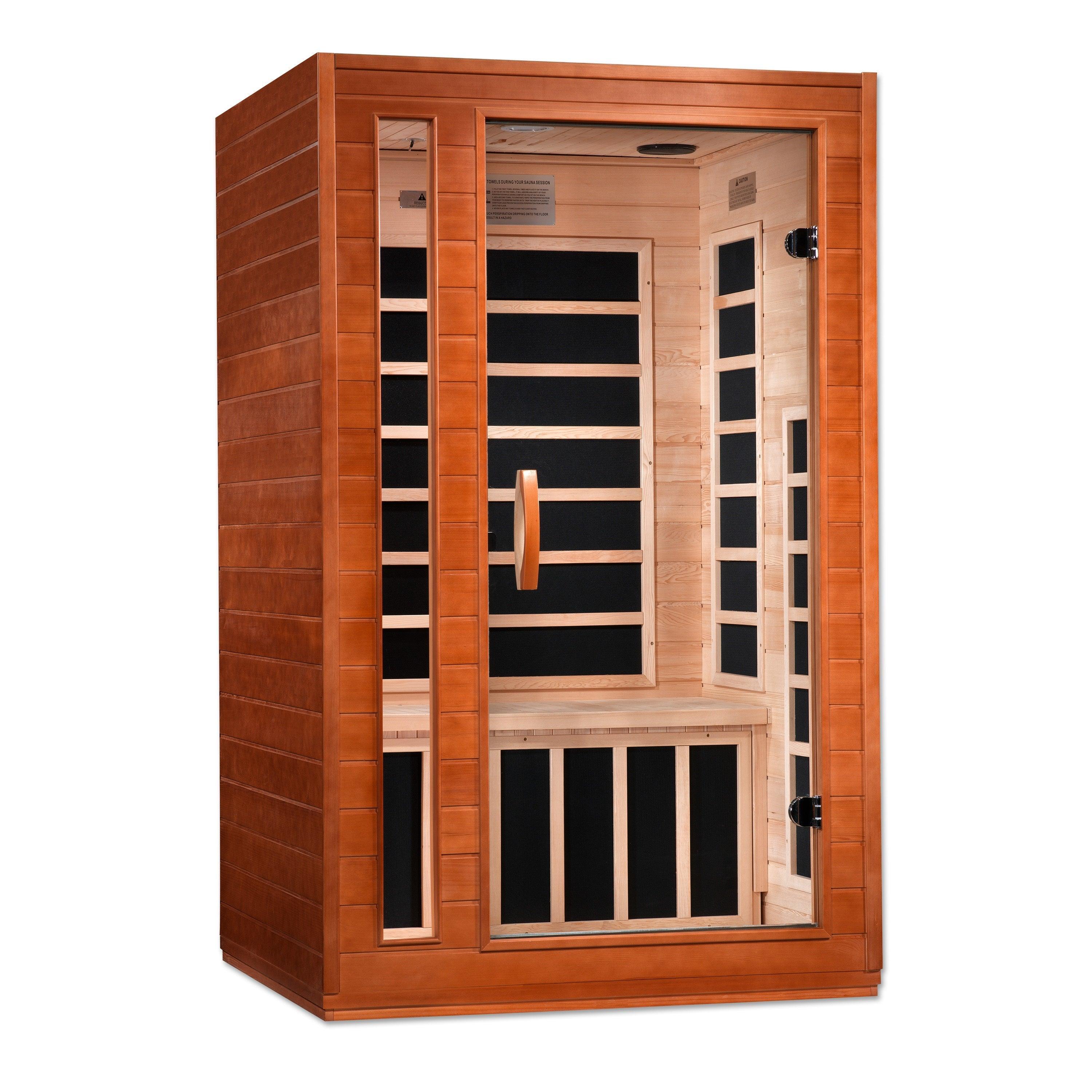 Dynamic Saunas Cardoba Elite 3-Person Low EMF FAR Infrared with Chromotherapy