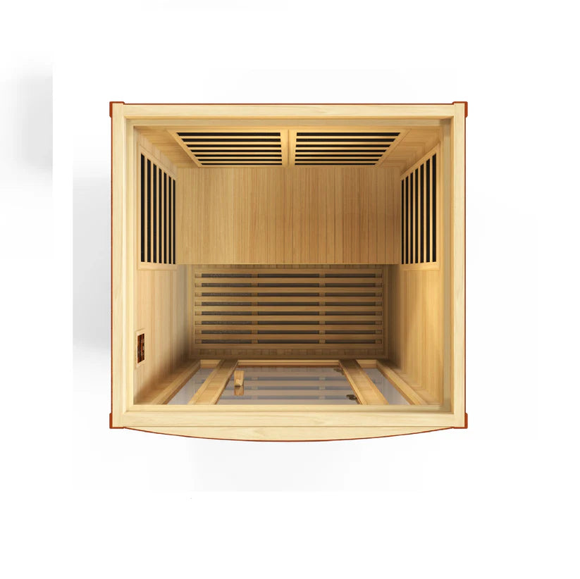 Dynamic Saunas DYN-6206-01 San Marino Edition 2 Person Low EMF Far Infrared Sauna