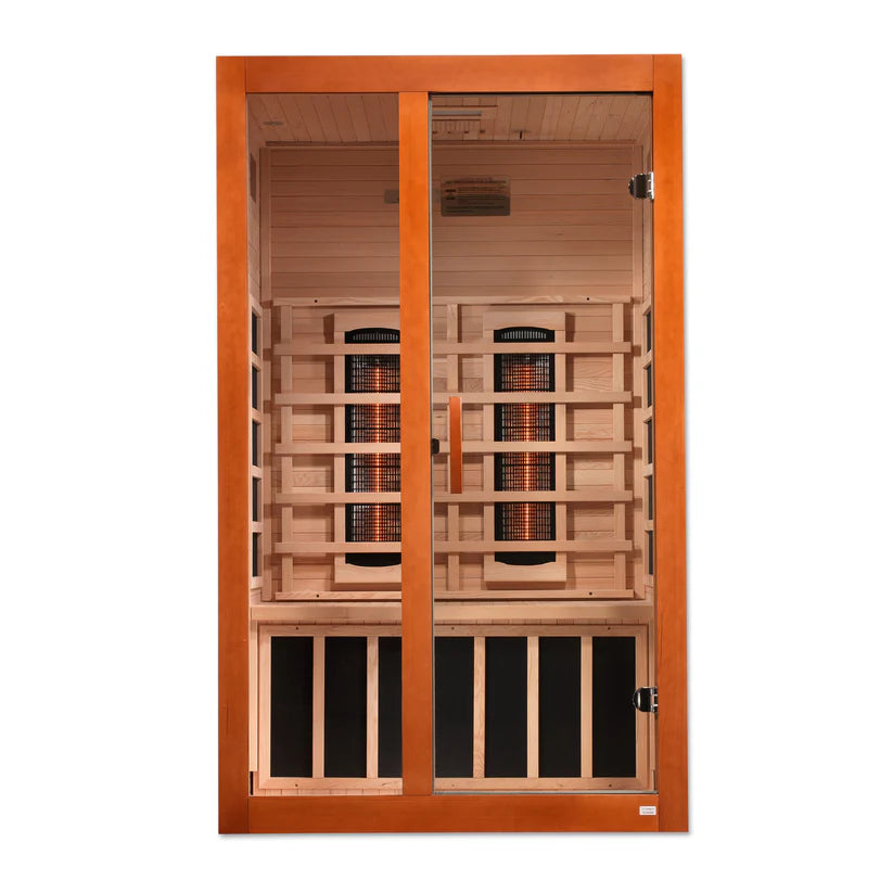 Dynamic Saunas DYN-6209-03 FS Full Spectrum 2 Person Canadian Hemlock Sauna
