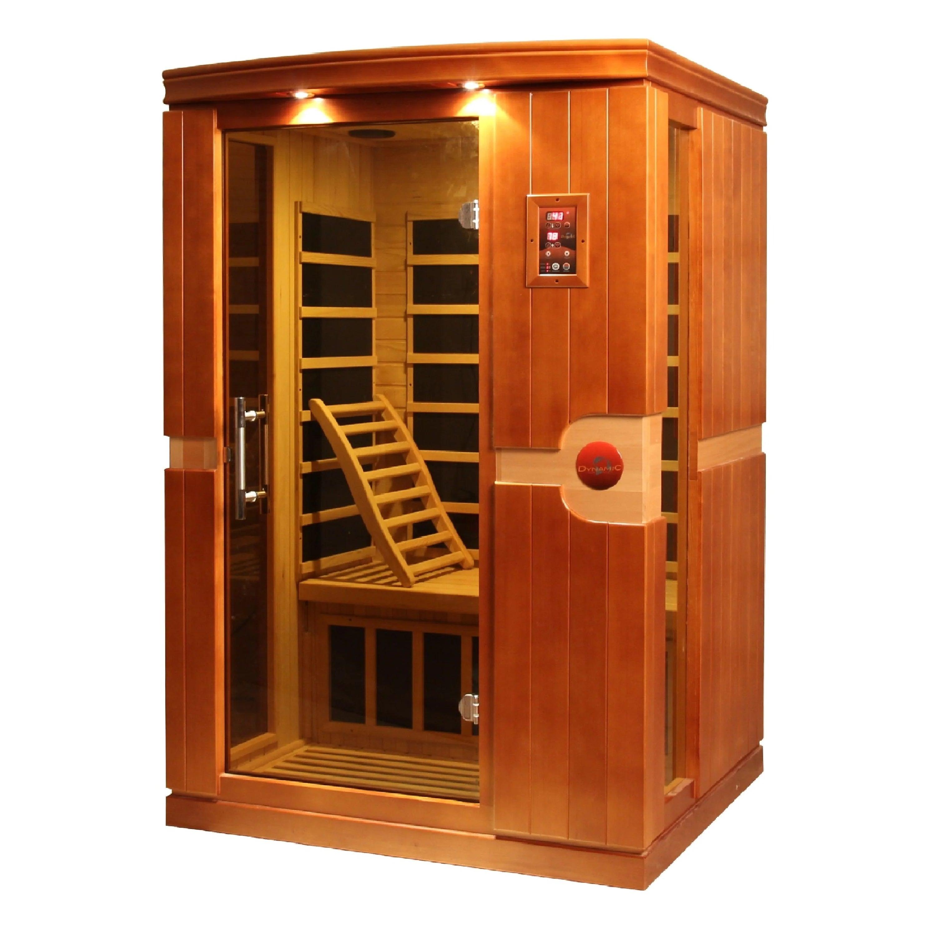 Dynamic Saunas "Venice Elite" 2 Person Indoor Ultra Low EMF Infrared Sauna