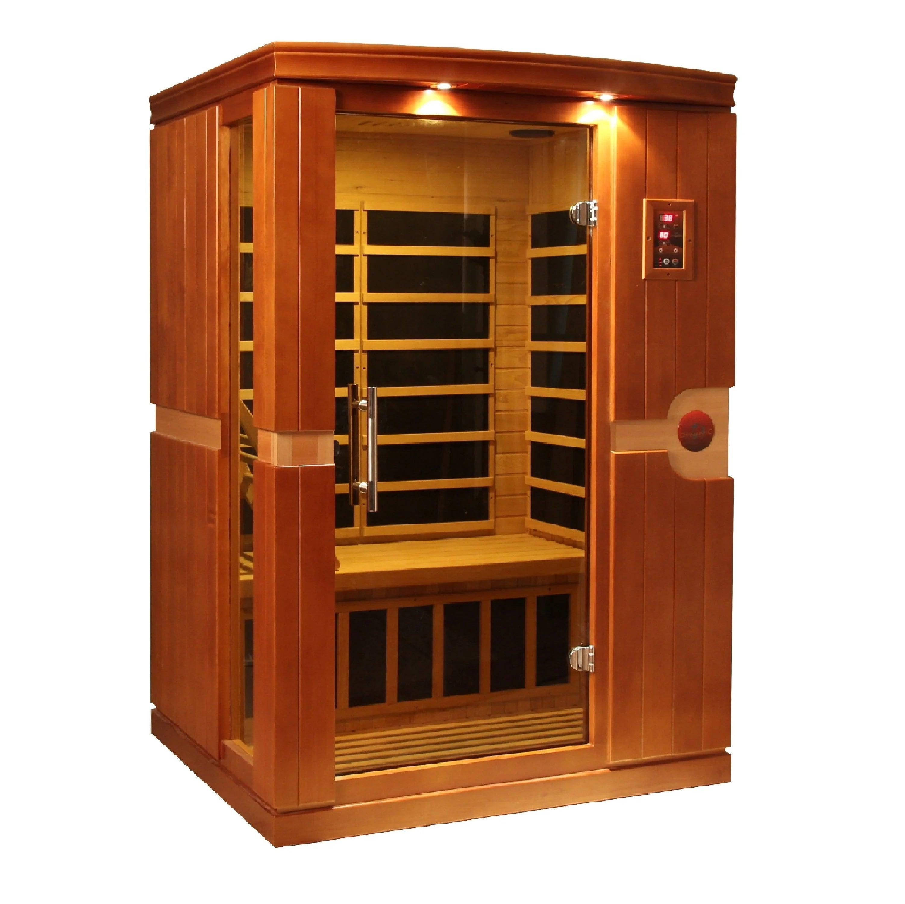 Dynamic Saunas "Venice Elite" 2 Person Indoor Ultra Low EMF Infrared Sauna