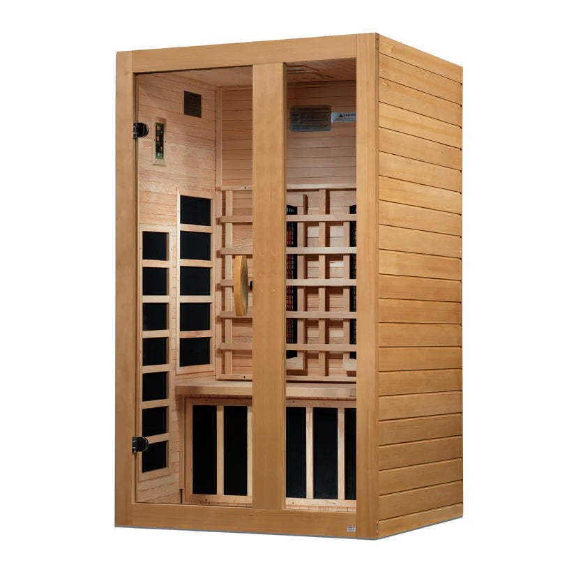 Dynamic Saunas DYN-6229-03 FS Serena Full Spectrum 2 Person Canadian Hemlock Sauna