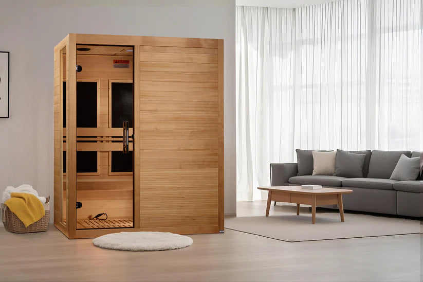 Dynamic Saunas DYN-6315-05 Elite Toscana 3 Person Ultra Low EMF Far Infrared Sauna