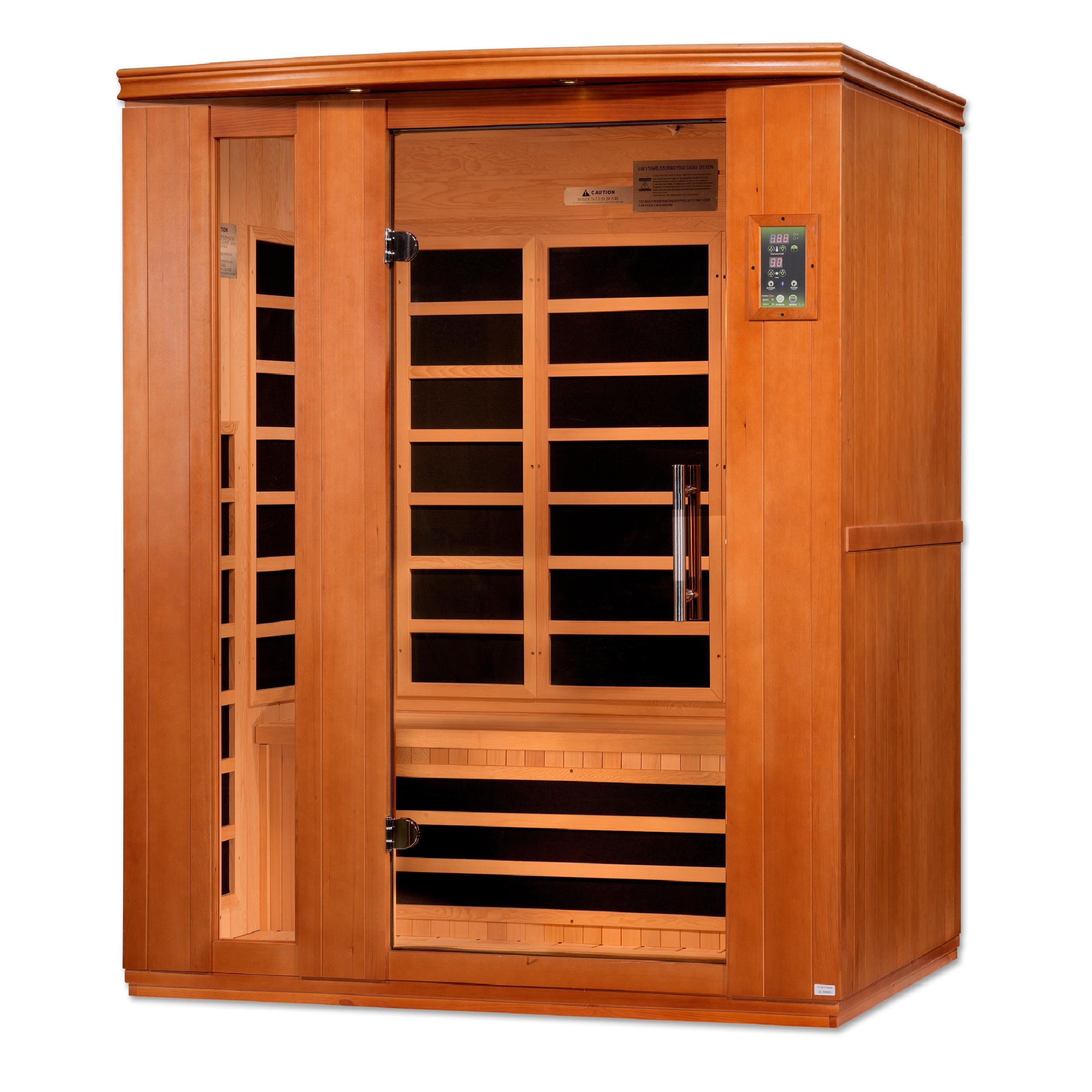 Dynamic Saunas Lugano 3 Person Low EMF Far Infrared Sauna