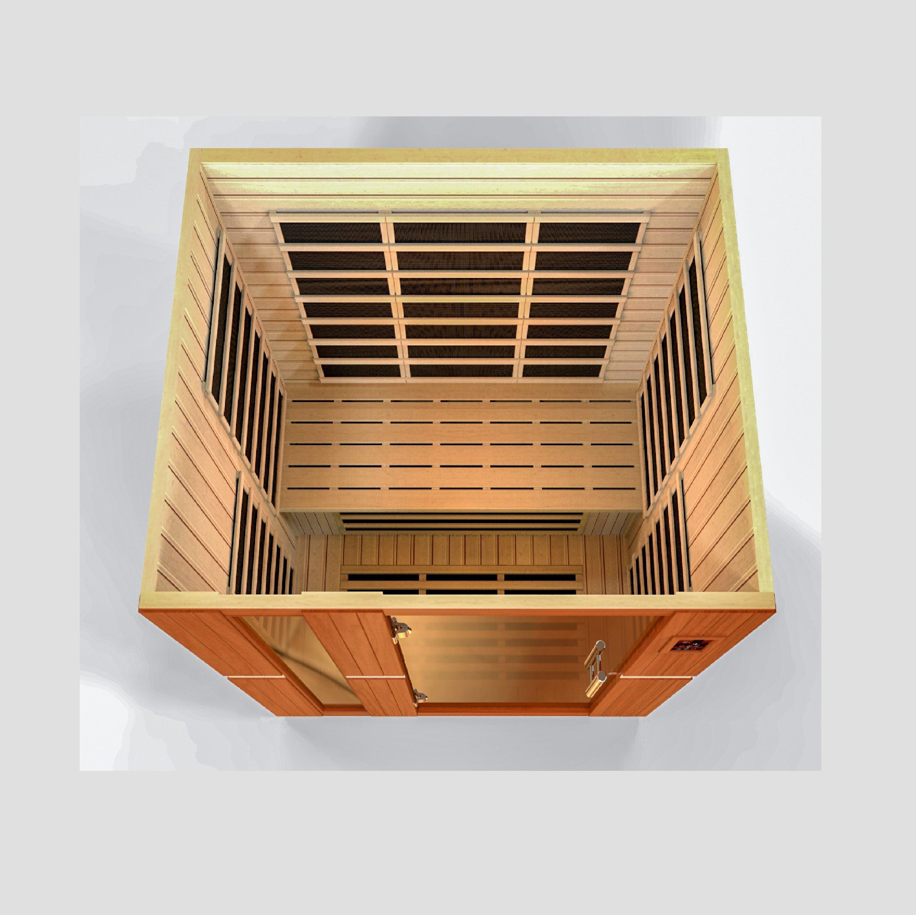 Dynamic Saunas Lugano 3 Person Low EMF Far Infrared Sauna