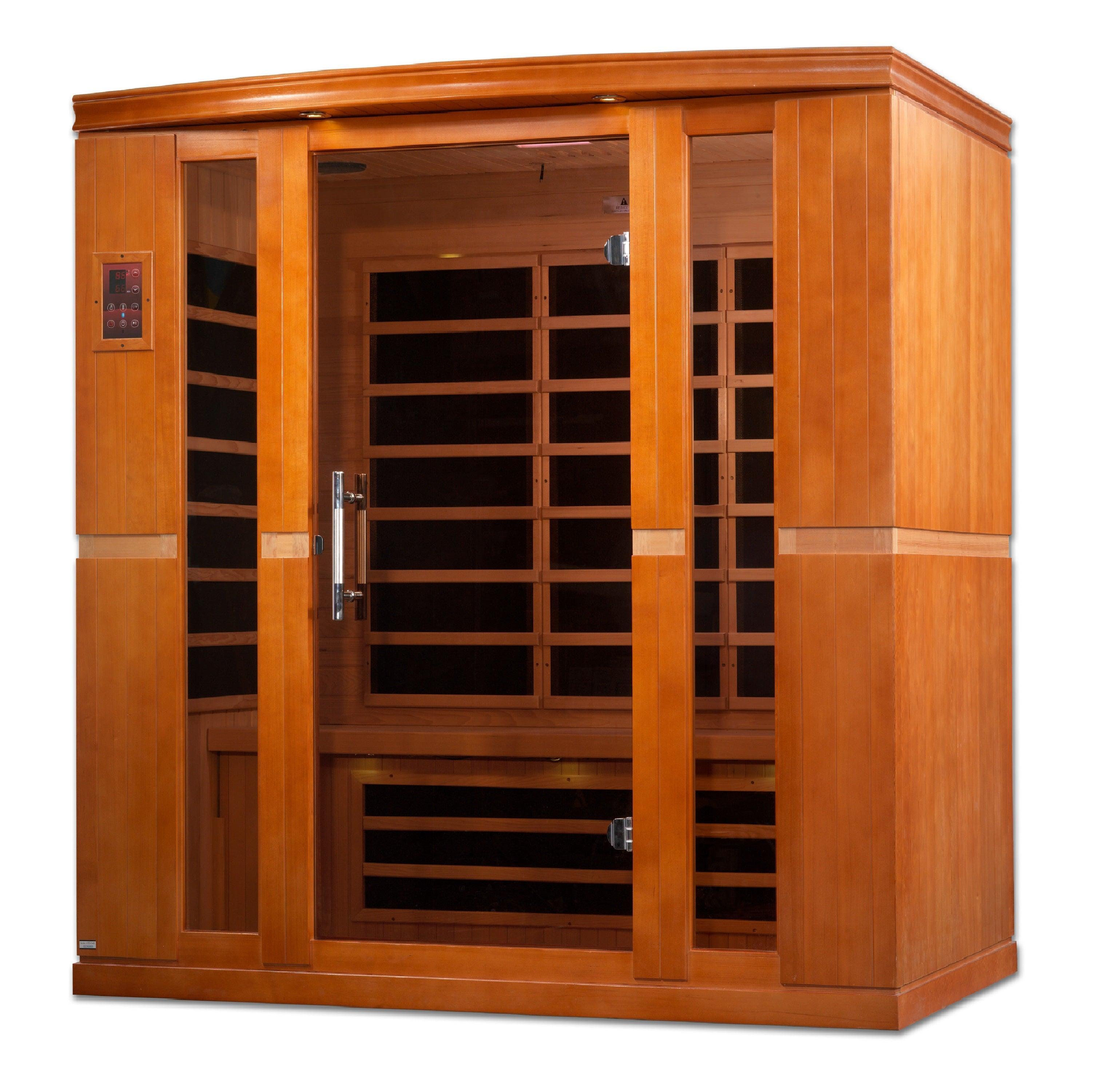 Dynamic Saunas Bergamo 4 Person Low EMF Infrared Sauna