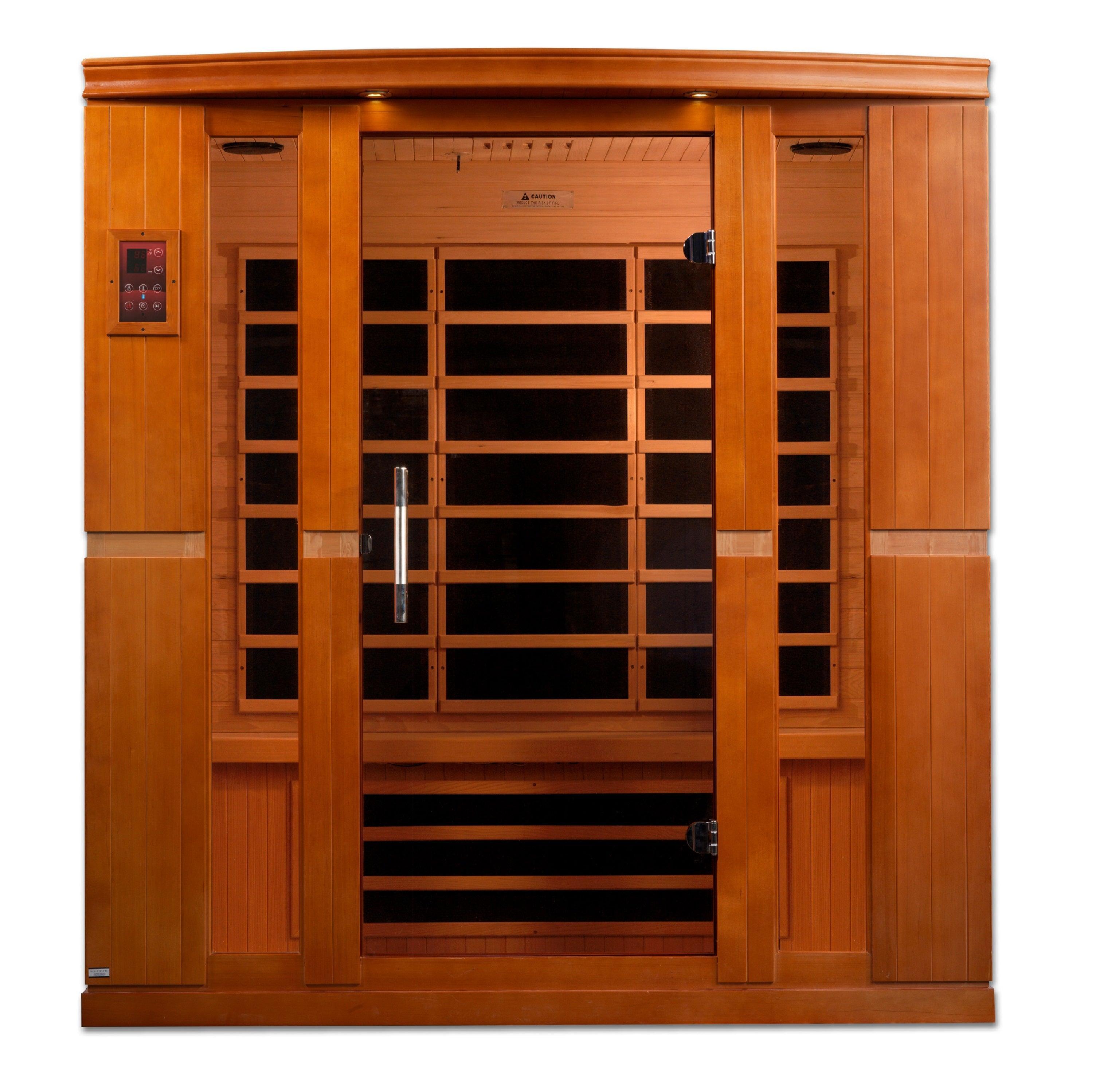 Dynamic Saunas Bergamo 4 Person Low EMF Infrared Sauna