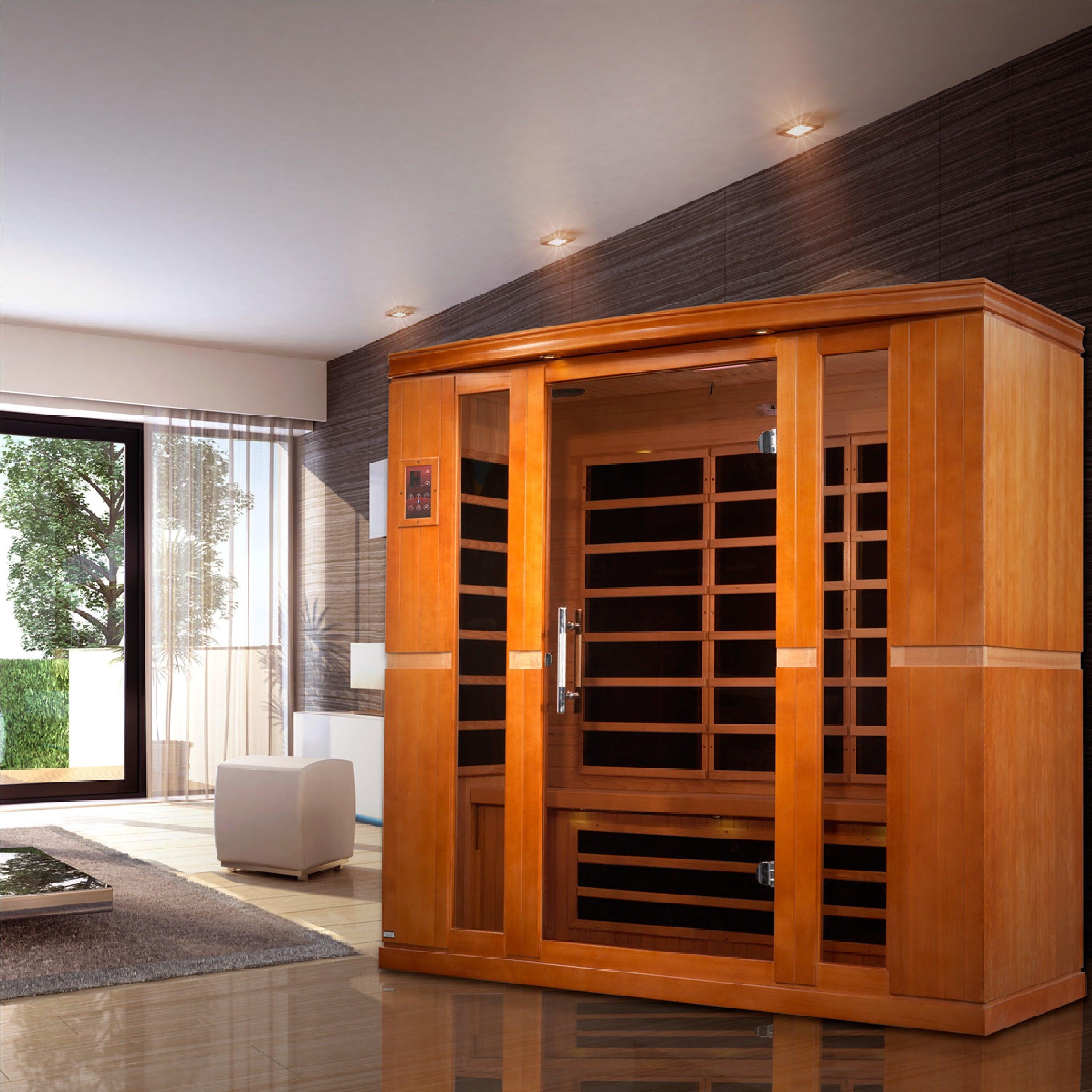 Dynamic Saunas Bergamo 4 Person Low EMF Infrared Sauna