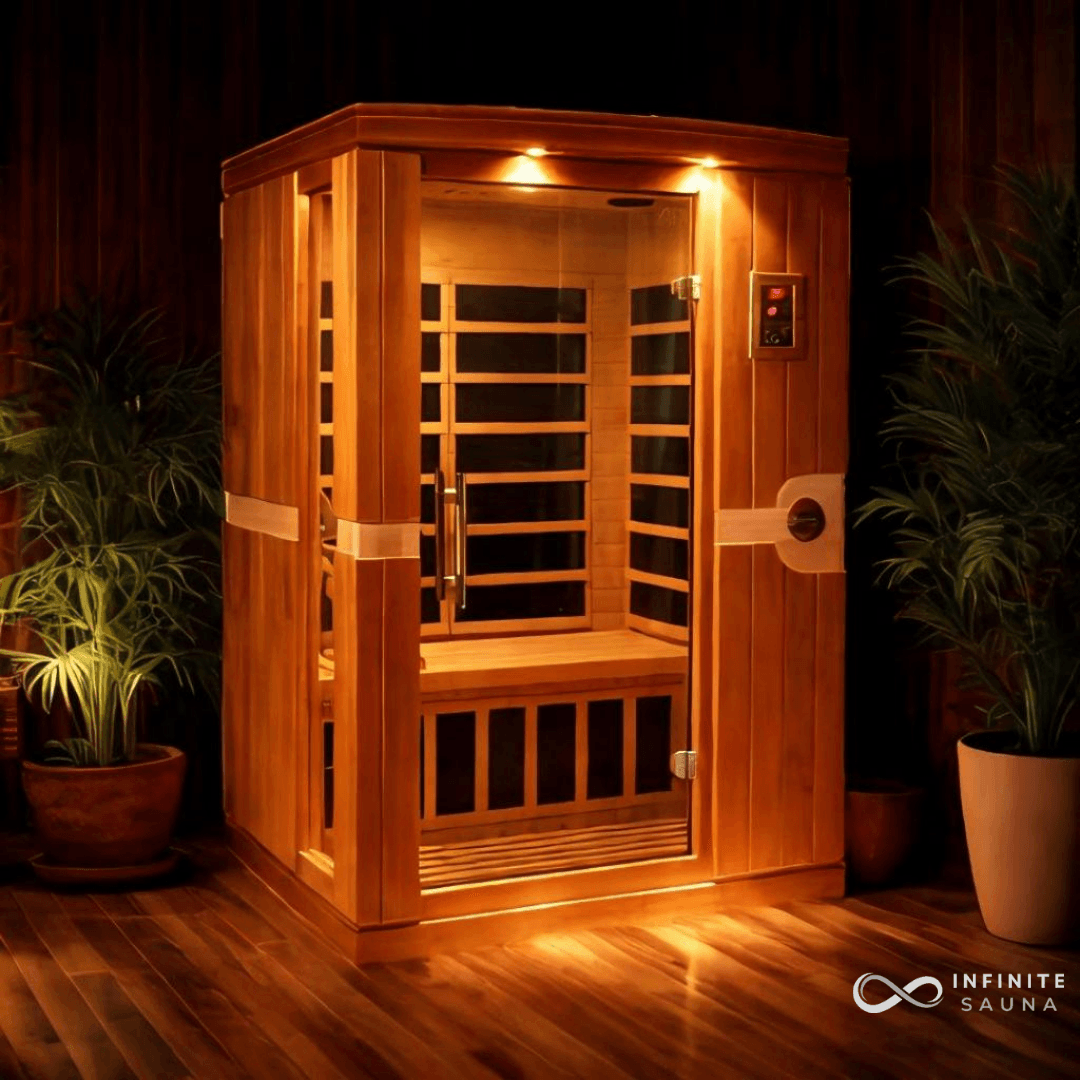 Dynamic Saunas "Venice Elite" 2 Person Indoor Ultra Low EMF Infrared Sauna