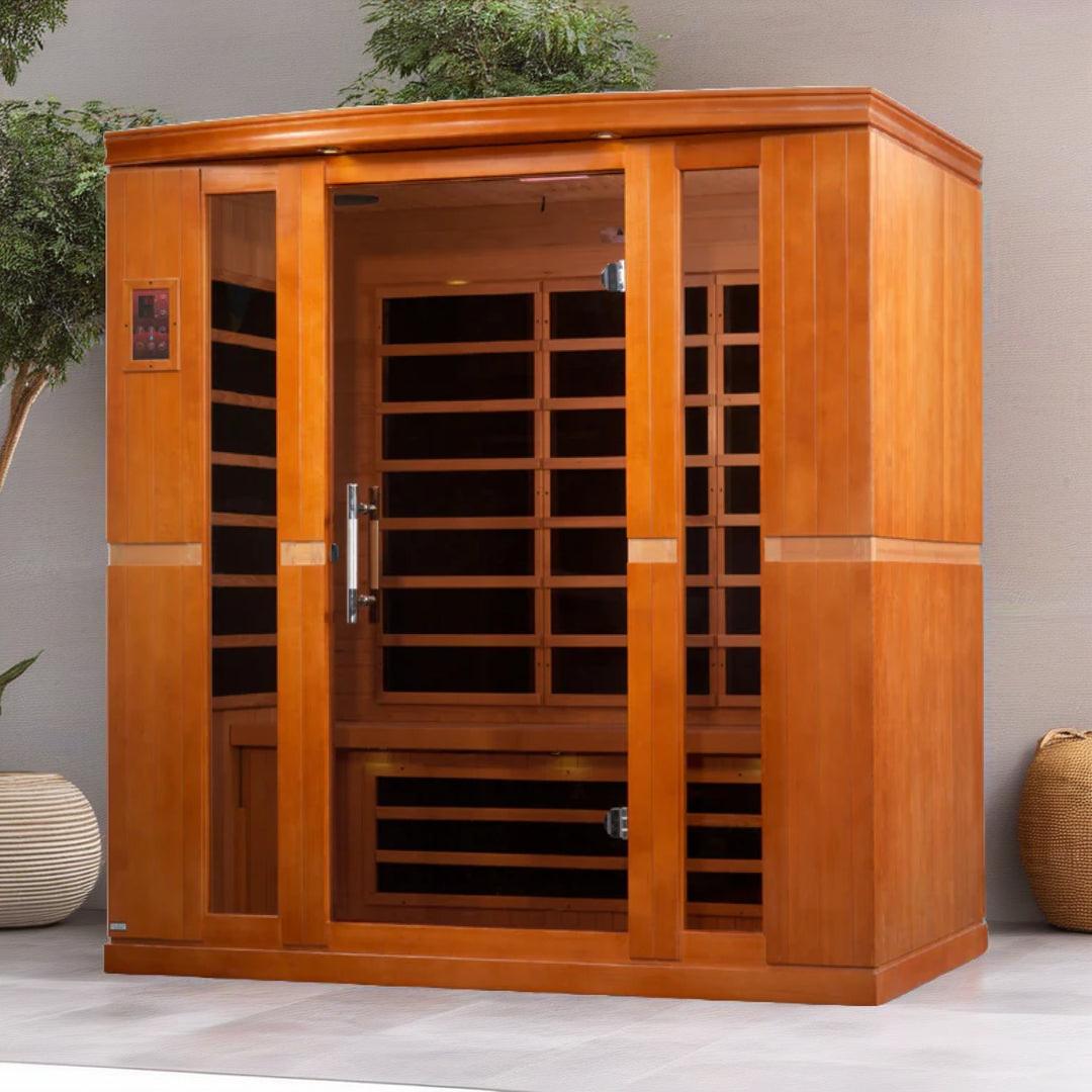 Dynamic Saunas Bergamo 4 Person Low EMF Infrared Sauna