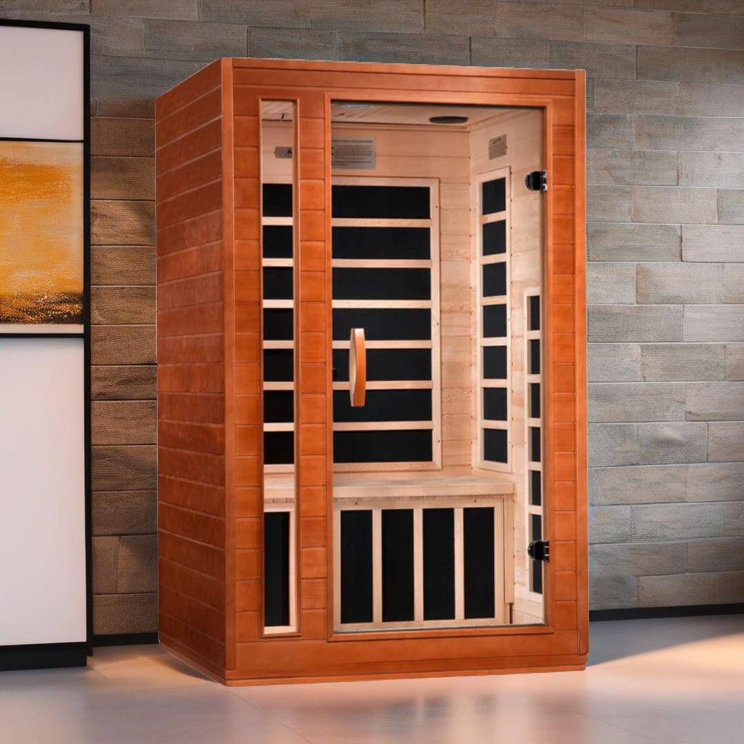 Dynamic Saunas Cardoba Elite 3-Person Low EMF FAR Infrared with Chromotherapy