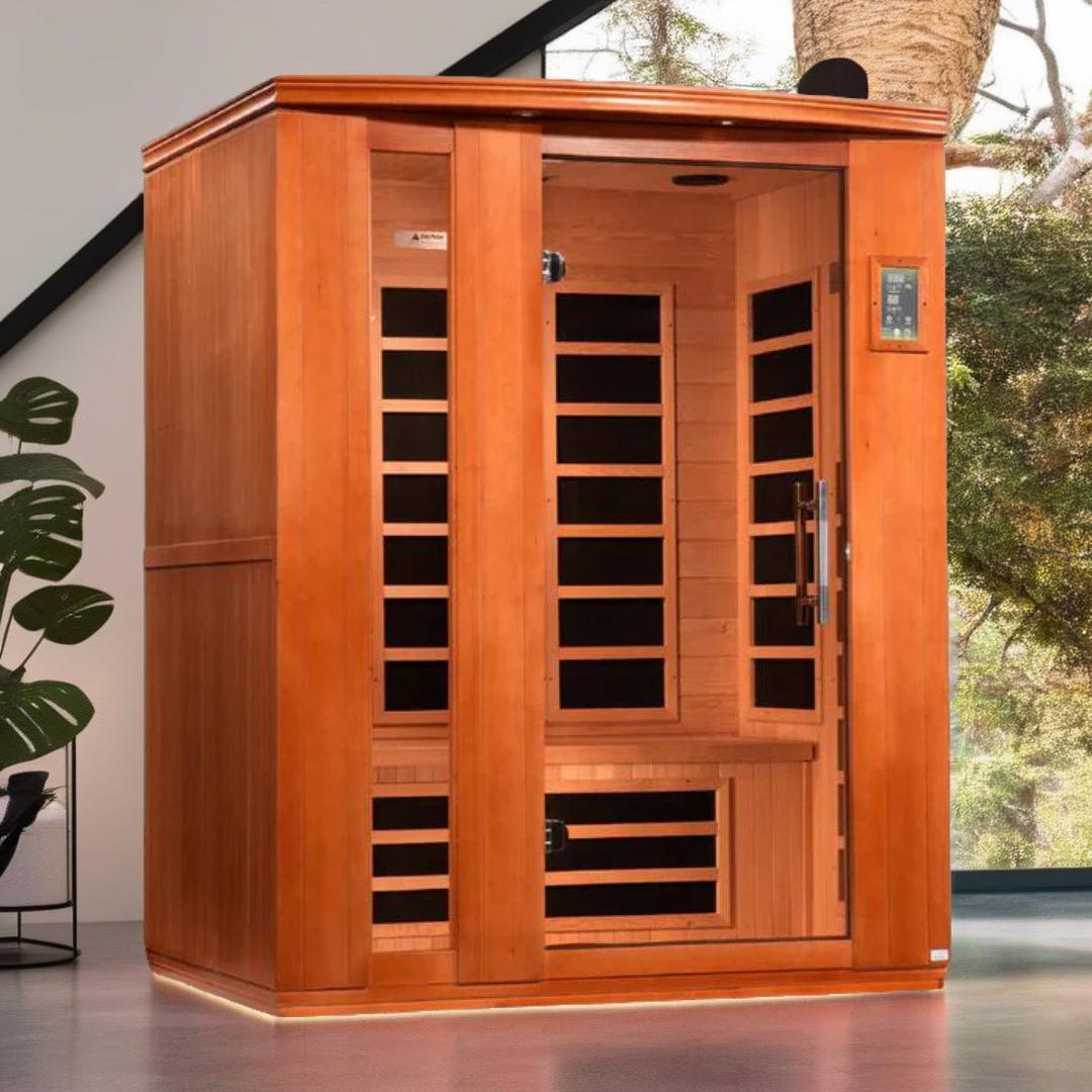 Dynamic Saunas Lugano 3 Person Low EMF Far Infrared Sauna