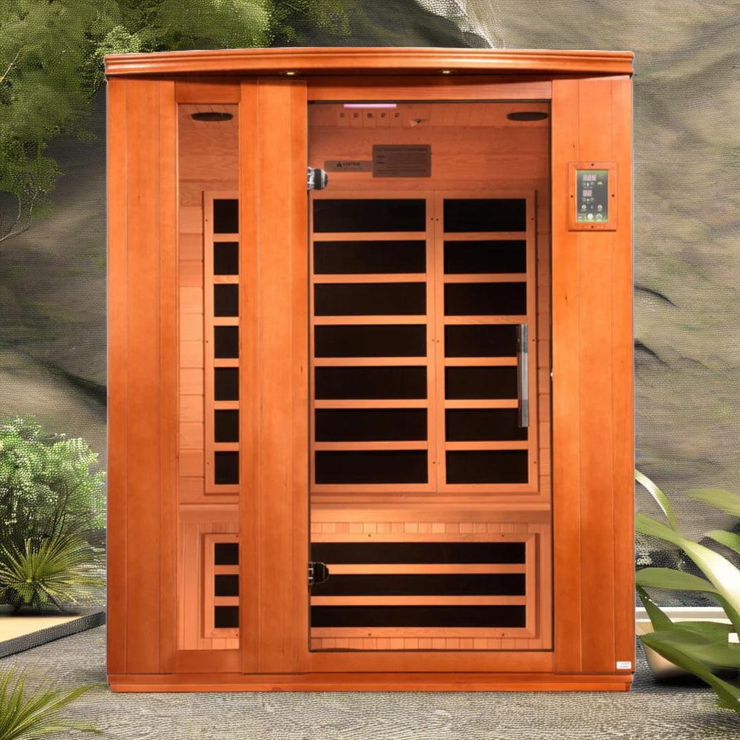 Dynamic Saunas Lugano 3 Person Low EMF Far Infrared Sauna