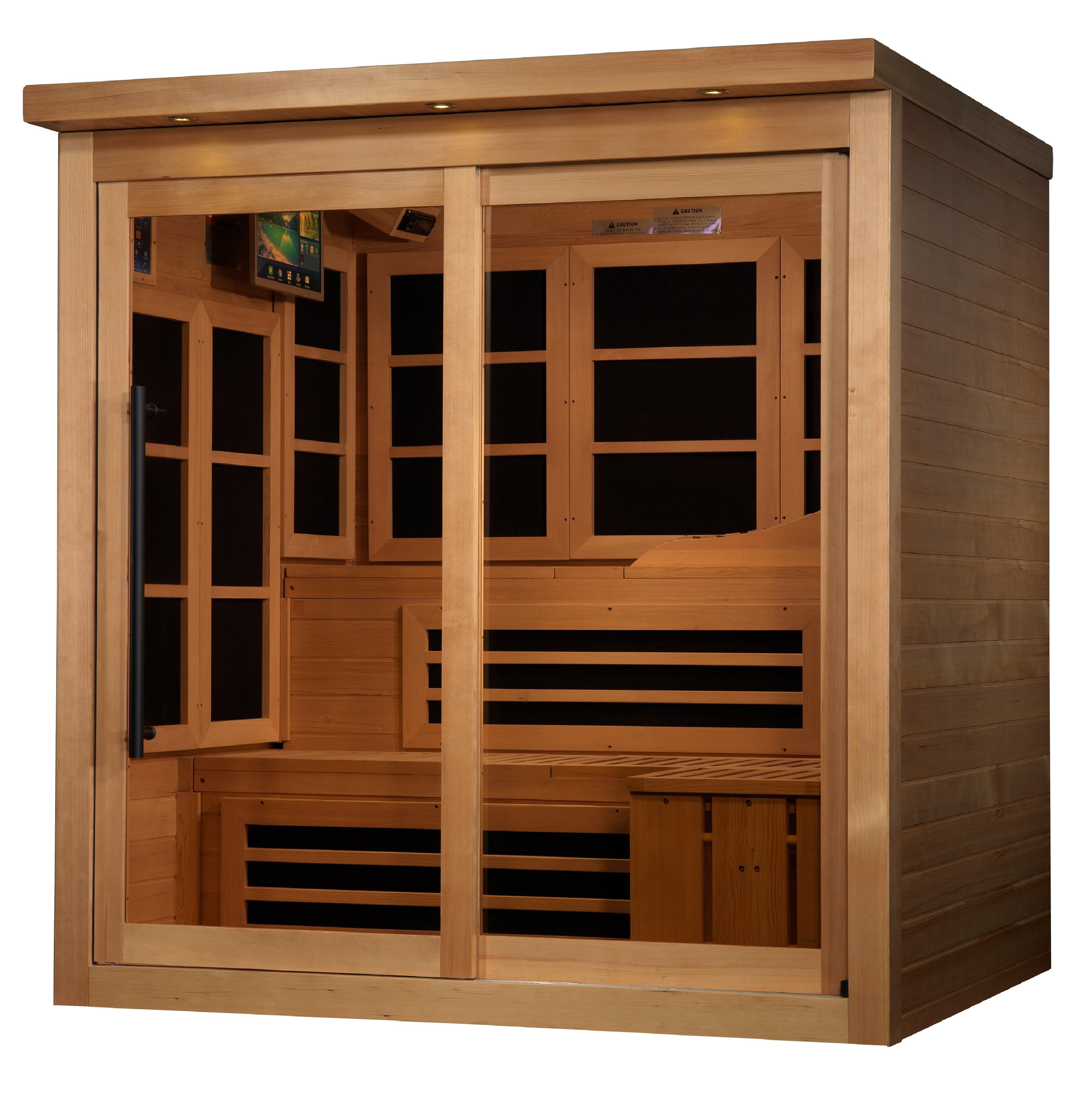 Dynamic Monaco Puretech 6 Person Near Zero EMF FAR Infrared Sauna