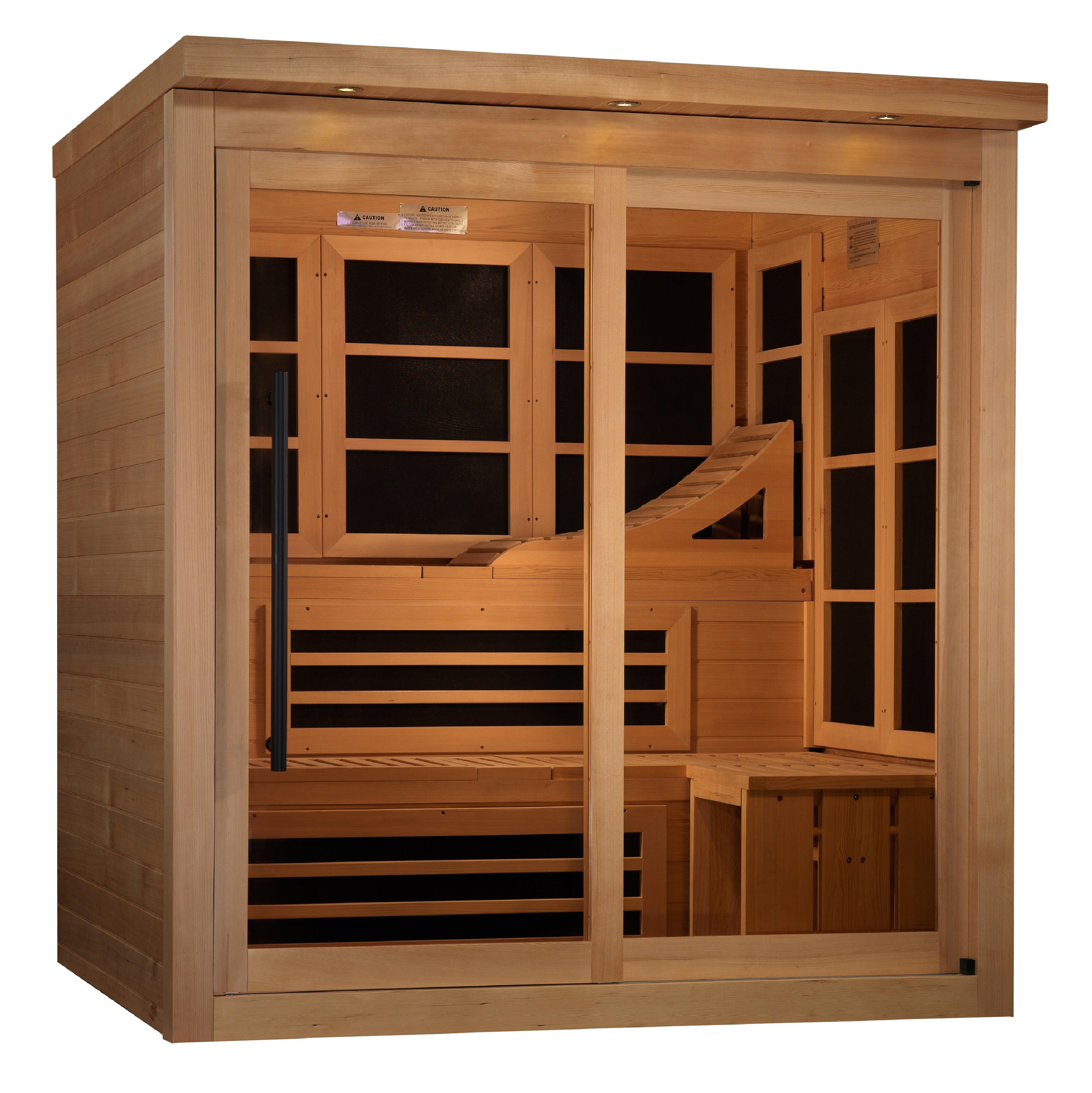 Dynamic Monaco Puretech 6 Person Near Zero EMF FAR Infrared Sauna