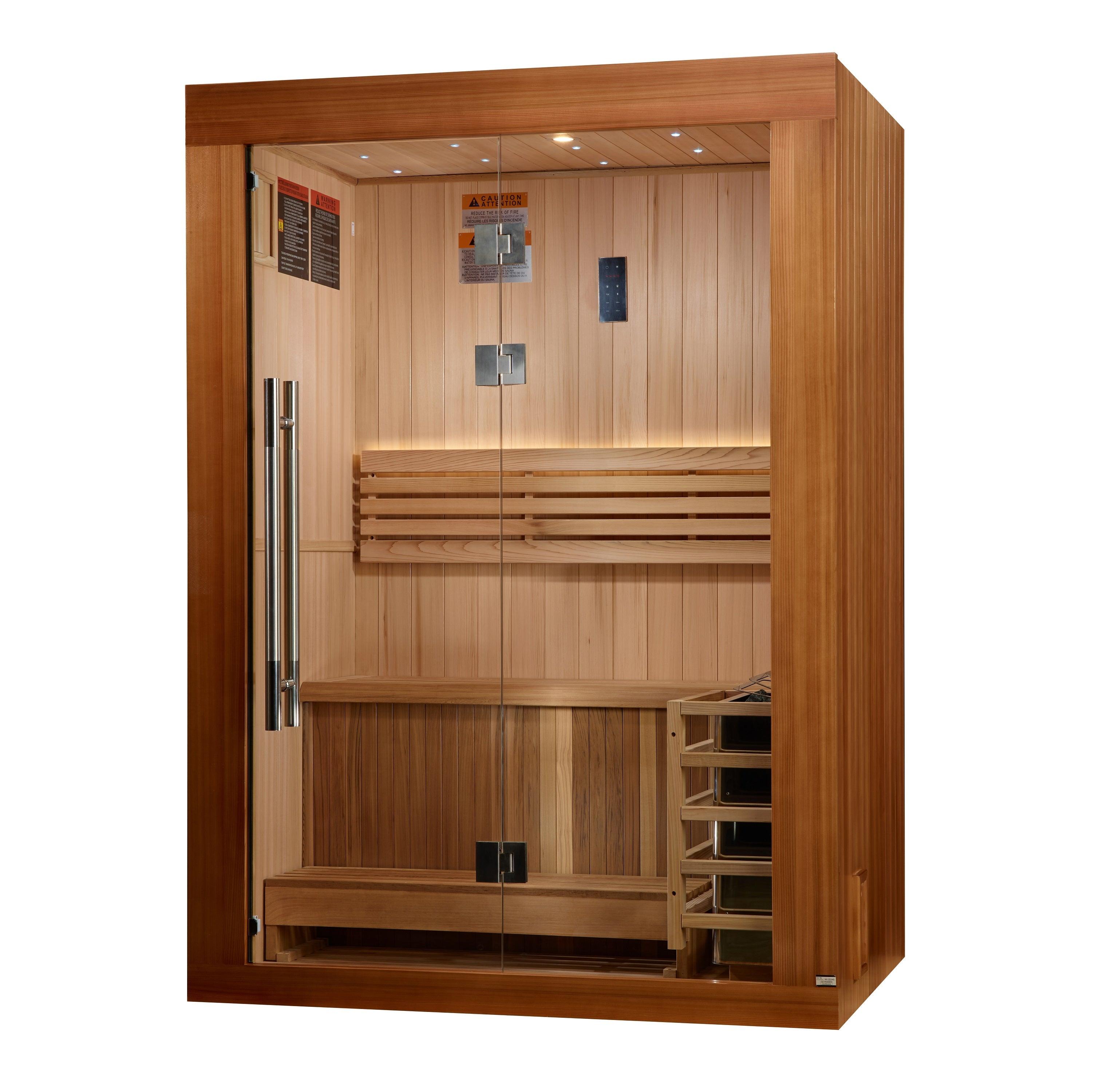 Golden Designs Sundsvall 2 Person Traditional Steam Sauna