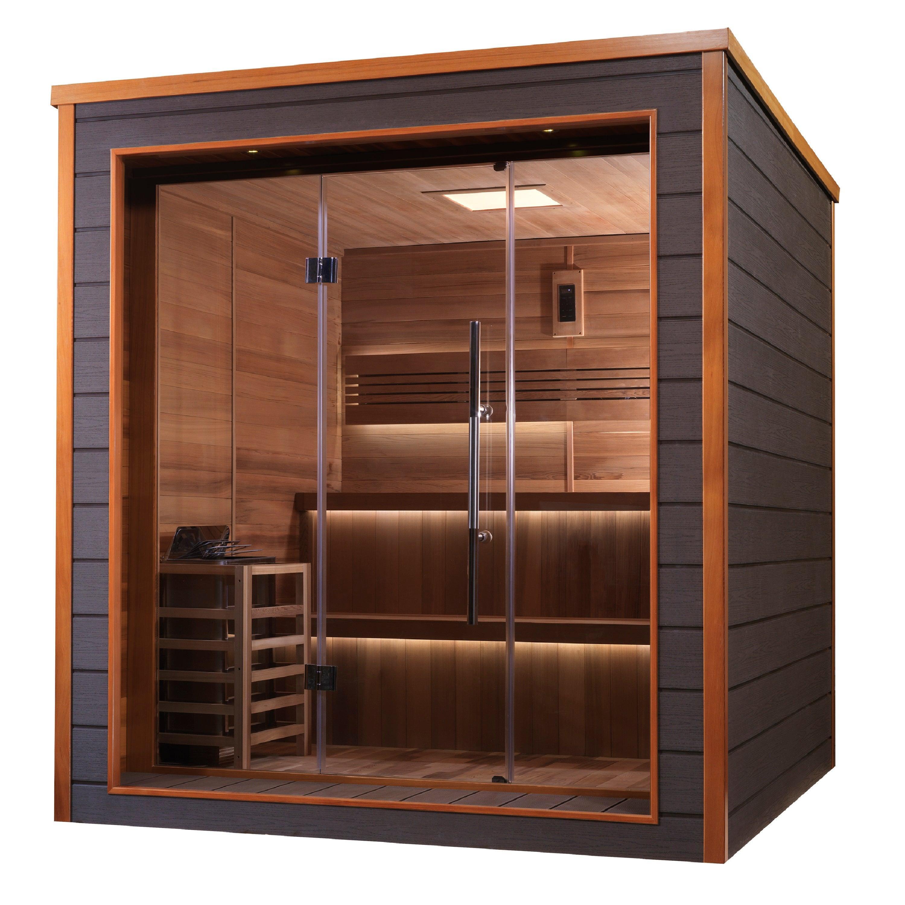 Golden Designs Bergen 6-Person Traditional Sauna