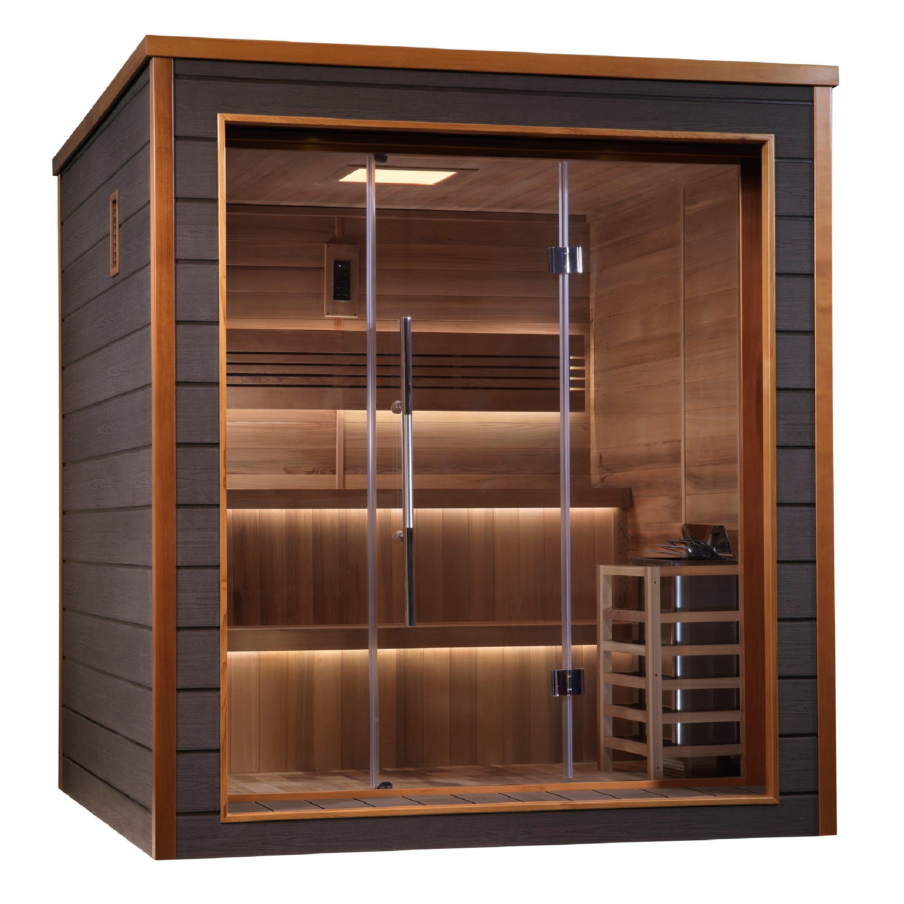 Golden Designs Bergen 6-Person Traditional Sauna