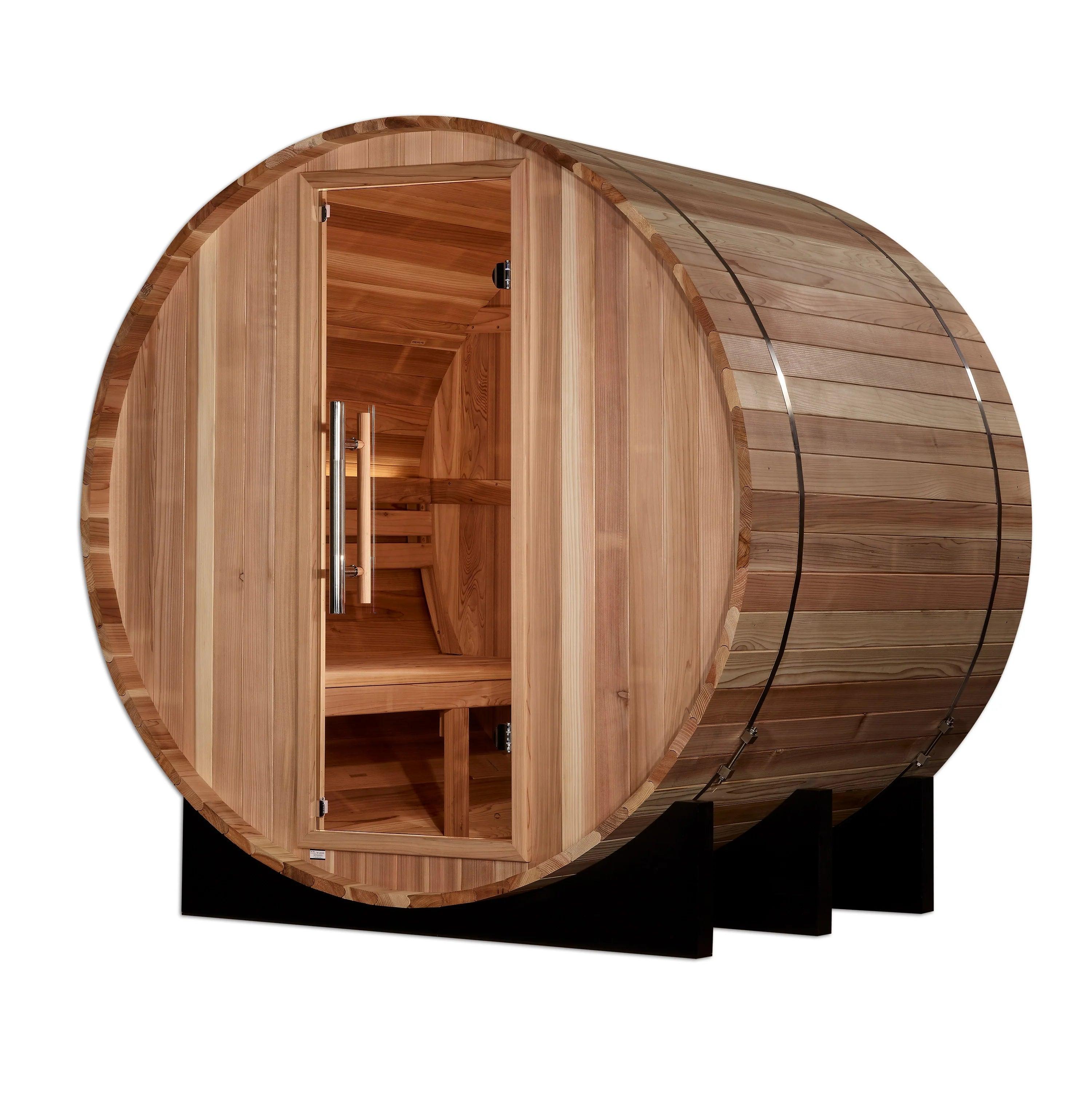 Golden Designs "St. Moritz" 2 Person Traditional Sauna with Harvia Stove