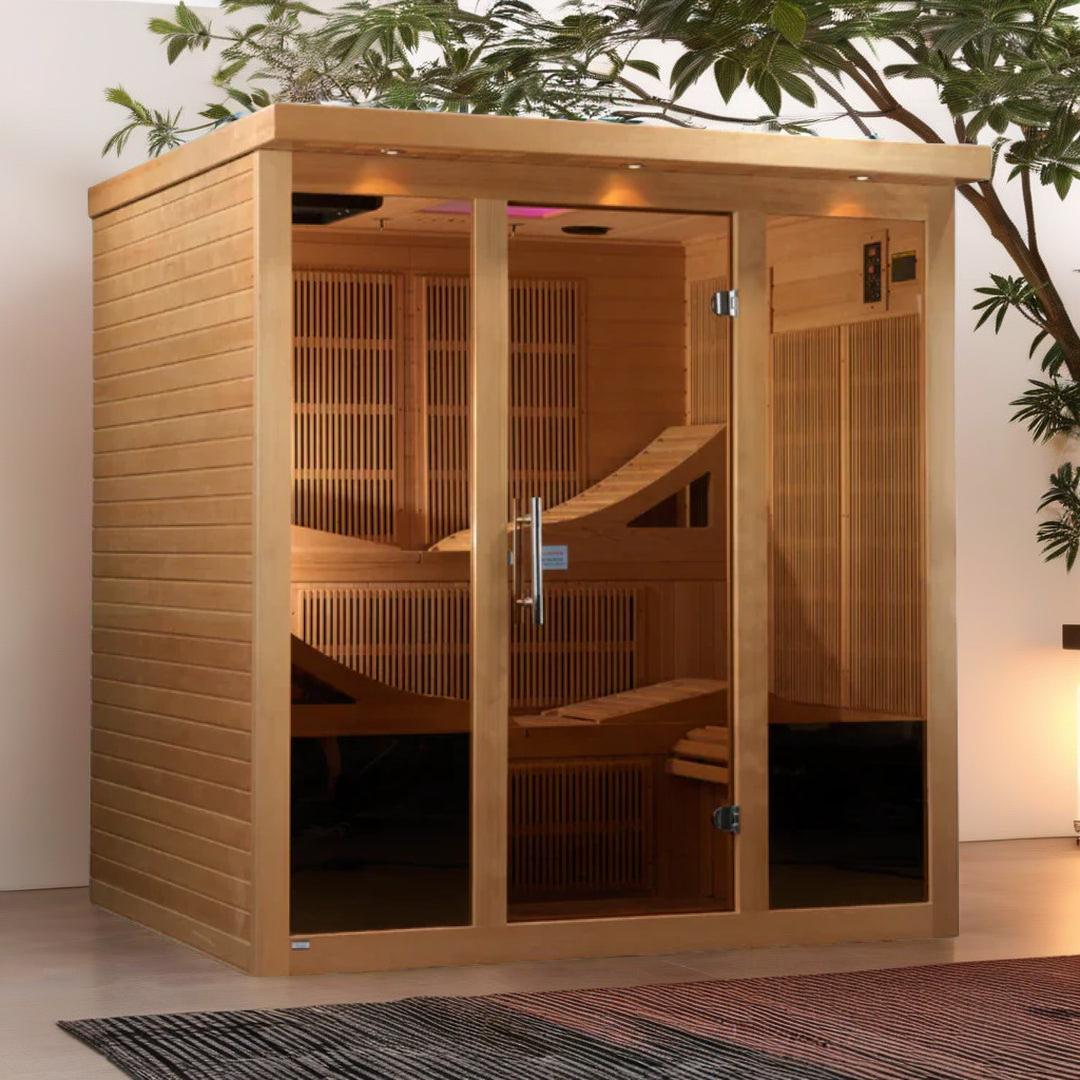 Dynamic Monaco Elite 6 Person Near Zero EMF FAR Infrared Sauna