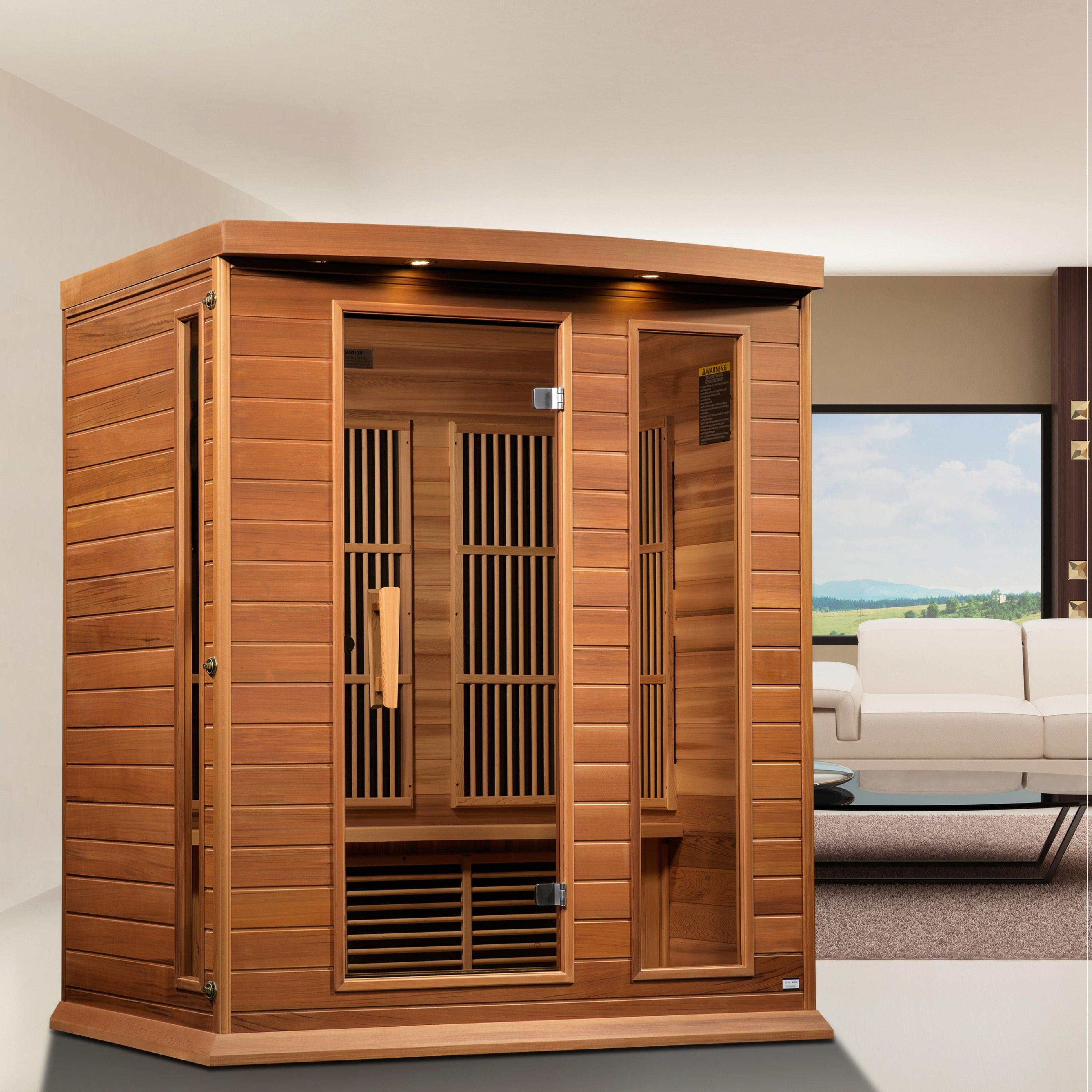 Maxxus 3 Person FAR Infrared Sauna with Low EMF