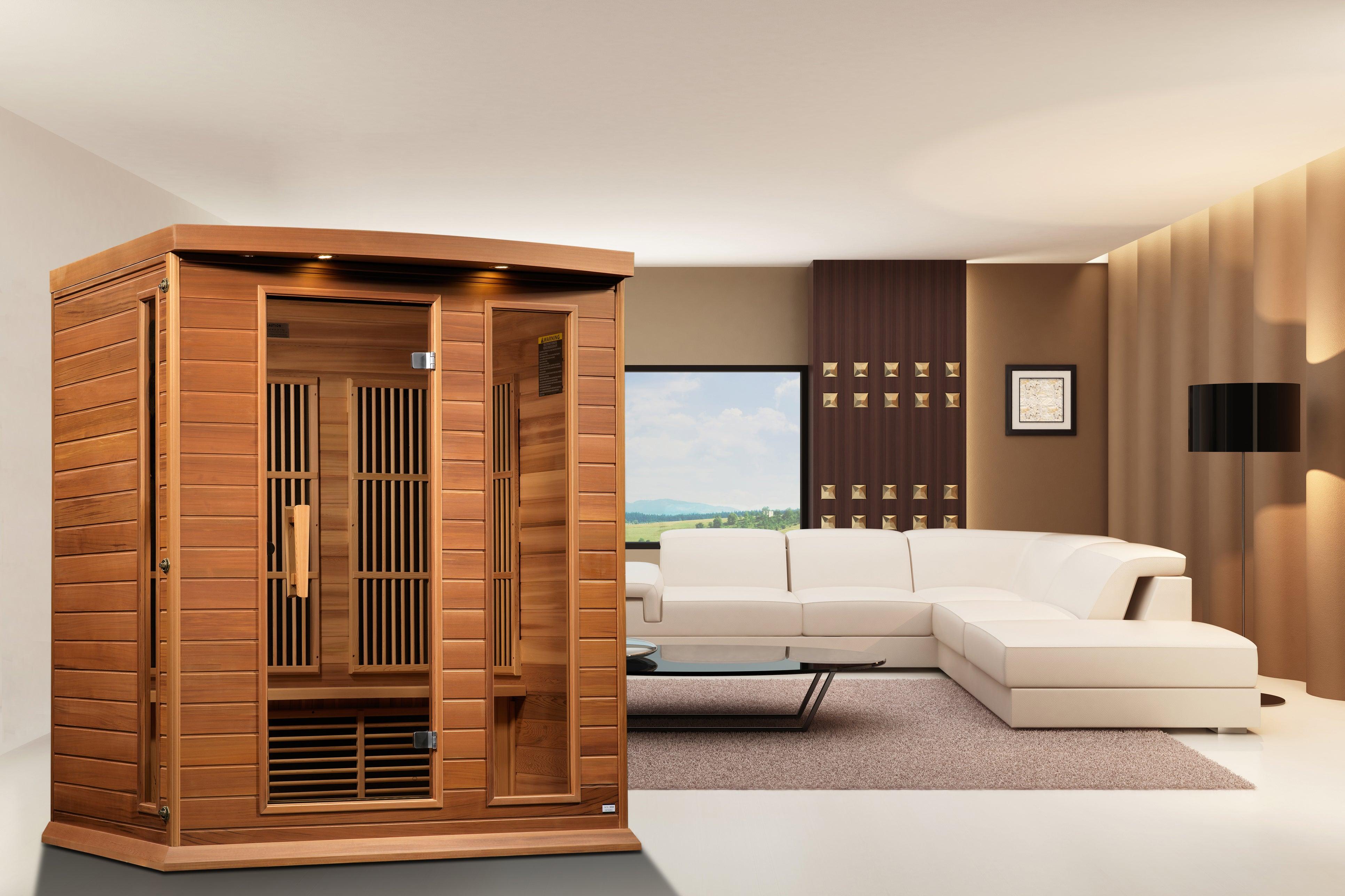 Maxxus 3 Person FAR Infrared Sauna with Low EMF