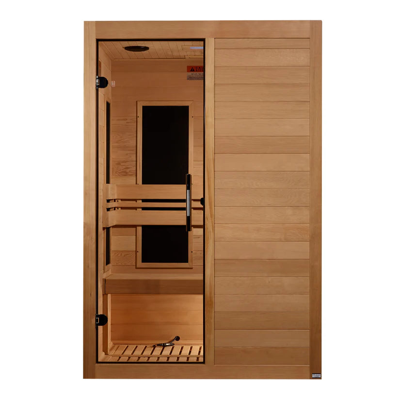 Dynamic Saunas DYN-6215-05 Lucca 2 Person Low EMF Far Infrared Sauna