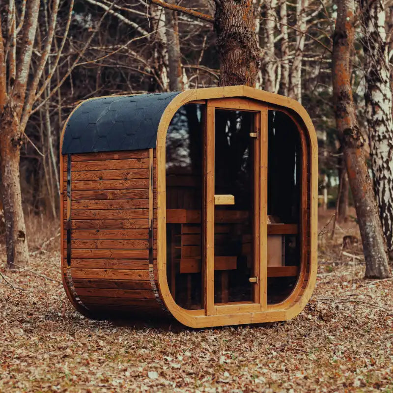 MW12 ThermoWood® Outdoor Sauna – 2–3 Person