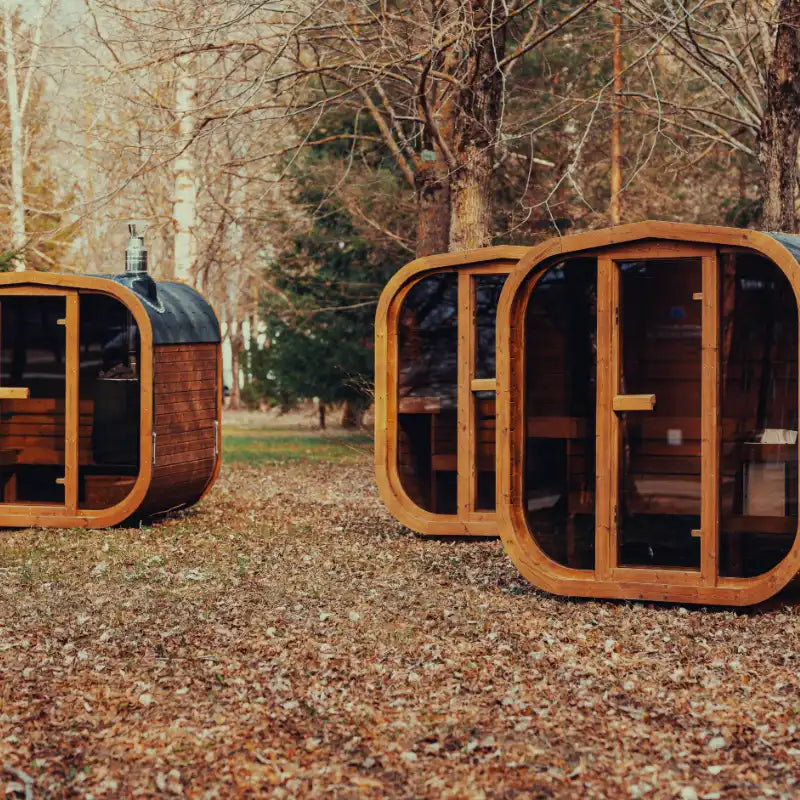 MW12 ThermoWood® Outdoor Sauna – 2–3 Person