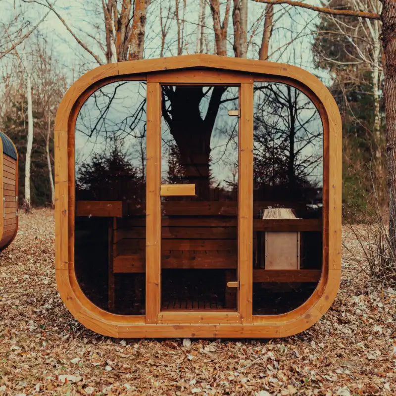 MW12 ThermoWood® Outdoor Sauna – 2–3 Person