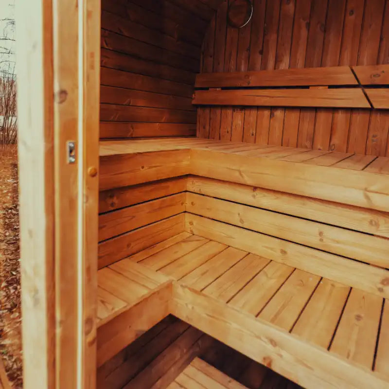 MW16 ThermoWood® Outdoor Sauna – Spacious 4-Person Retreat