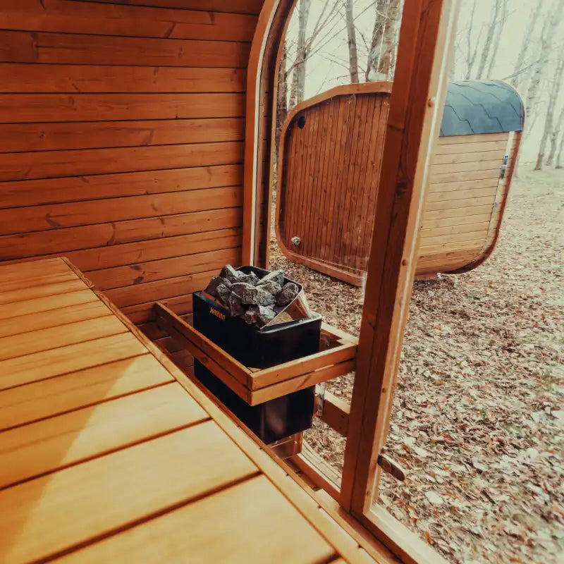 MW16 ThermoWood® Outdoor Sauna – Spacious 4-Person Retreat