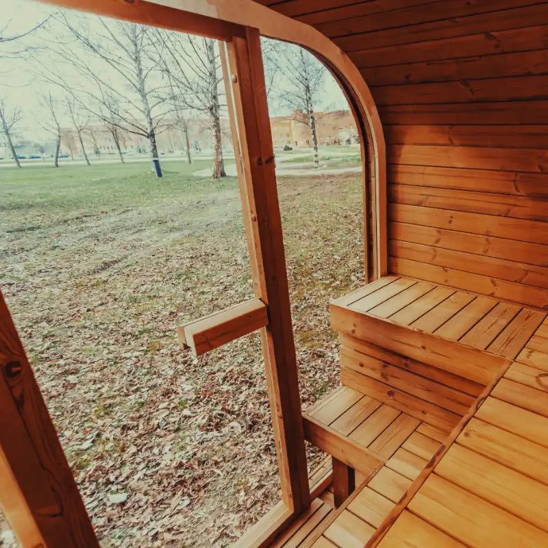 MW16 ThermoWood® Outdoor Sauna – Spacious 4-Person Retreat