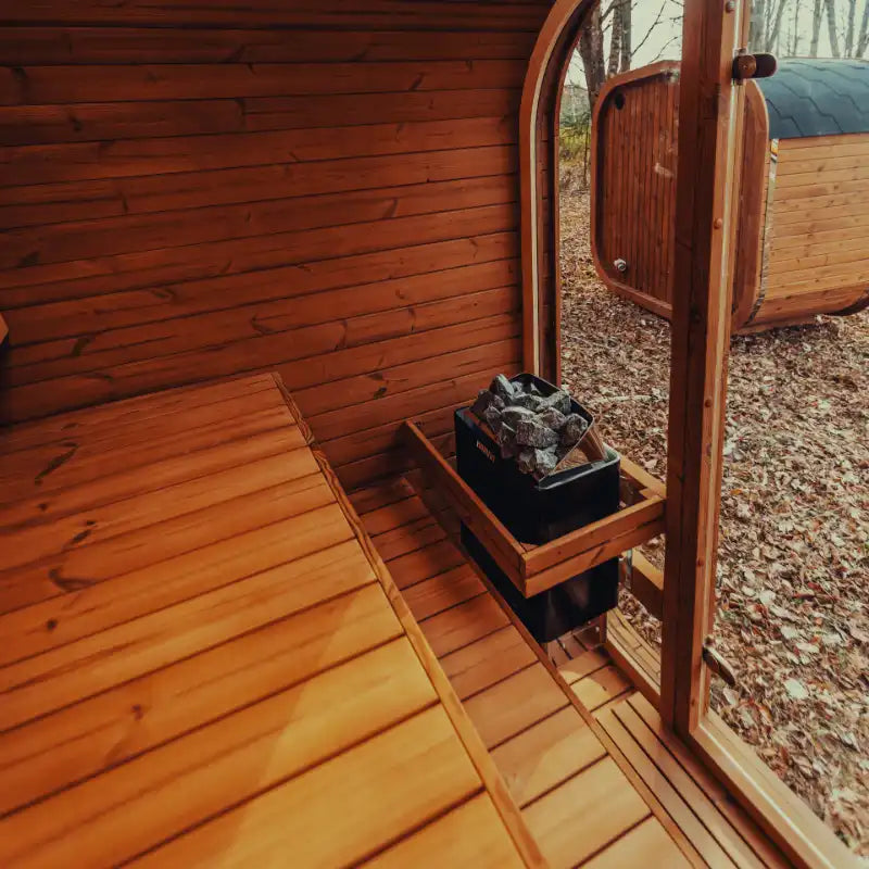 MW16 ThermoWood® Outdoor Sauna – Spacious 4-Person Retreat
