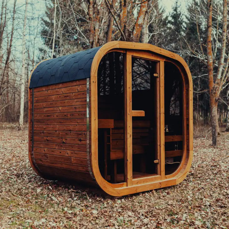 MW16 ThermoWood® Outdoor Sauna – Spacious 4-Person Retreat