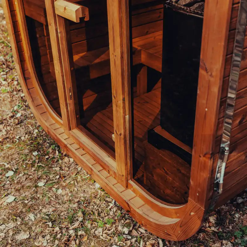 MW20 ThermoWood® Outdoor Sauna – Spacious Luxury for 5–6 People