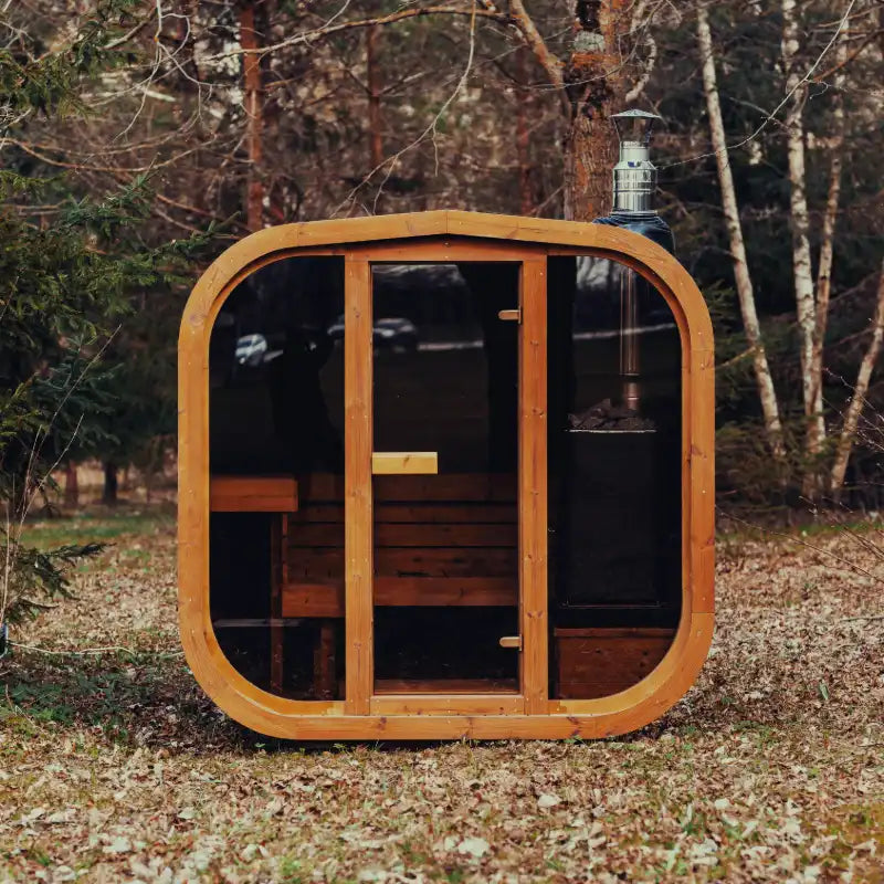 MW20 ThermoWood® Outdoor Sauna – Spacious Luxury for 5–6 People