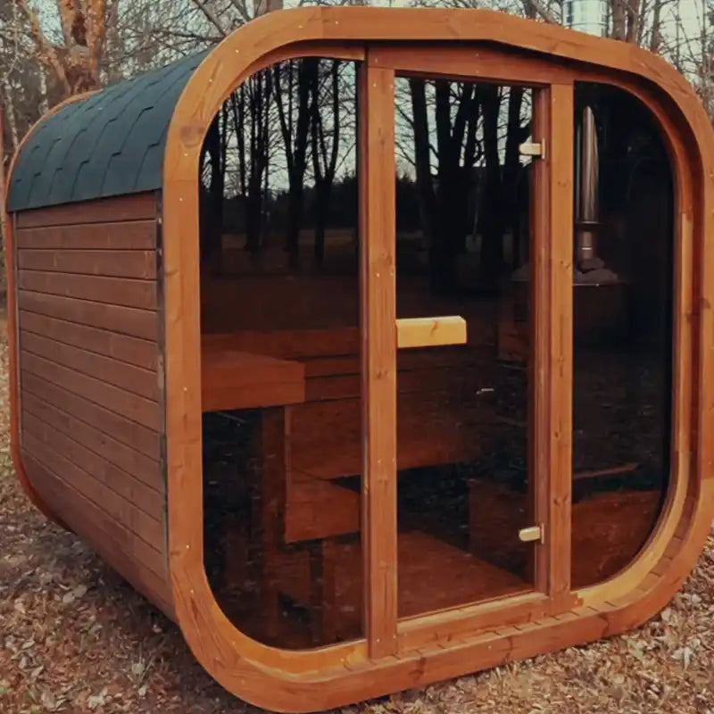 MW20 ThermoWood® Outdoor Sauna – Spacious Luxury for 5–6 People