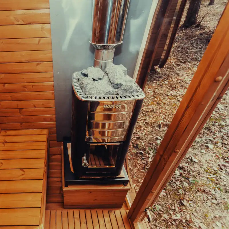 MW20 ThermoWood® Outdoor Sauna – Spacious Luxury for 5–6 People