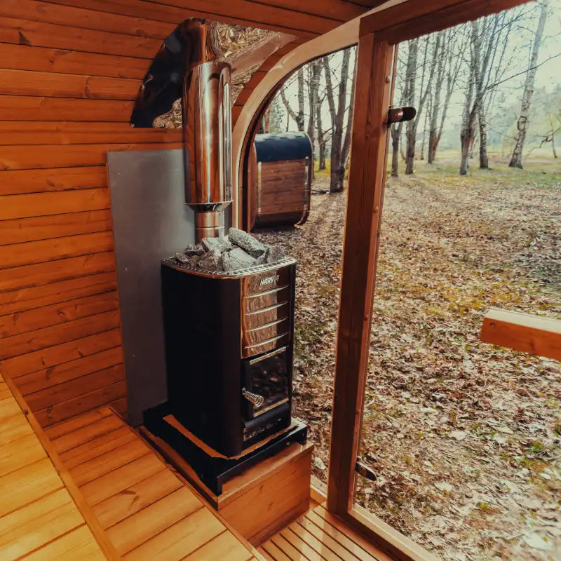 MW20 ThermoWood® Outdoor Sauna – Spacious Luxury for 5–6 People